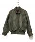 PAIR SLOPE（ペアスロープ）の古着「レザージャケット」｜オリーブ