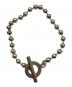 GUCCI (グッチ) ボールチェーン ブレスレット シルバーカラー：12000円