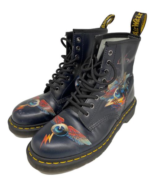 Dr.Martens（ドクターマーチン）Dr.Martens (ドクターマーチン) RICK GRIFFIN EYE 8ホールブーツ ブラック サイズ:28.0㎝の古着・服飾アイテム