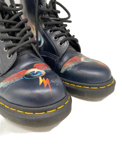 Dr.Martens（ドクターマーチン）Dr.Martens (ドクターマーチン) RICK GRIFFIN EYE 8ホールブーツ ブラック サイズ:28.0㎝の古着・服飾アイテム