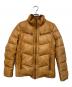 AZ（エーゼイ）の古着「レザーダウンジャケット」｜ベージュ