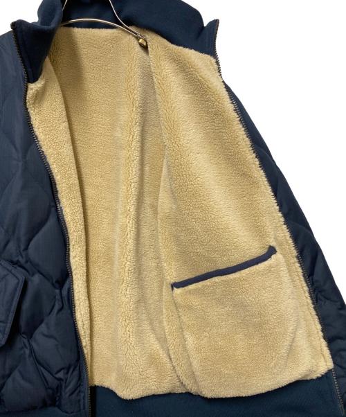 TAION（タイオン）TAION (タイオン) ミリタリーリバーシブルダウンジャケット ネイビー サイズ:XSの古着・服飾アイテム