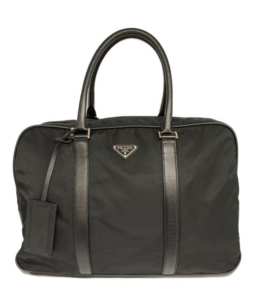 PRADA（プラダ）PRADA (プラダ) ボストンバッグ ブラックの古着・服飾アイテム