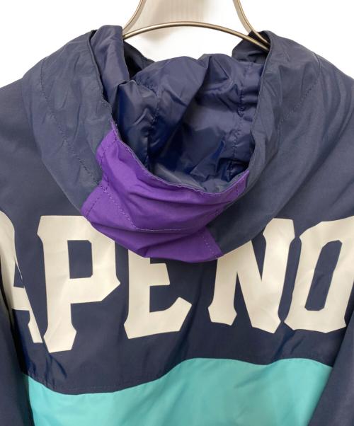 A BATHING APE（ア ベイシング エイプ）A BATHING APE (ア ベイシング エイプ) アノラックナイロンパーカー ネイビー サイズ:Mの古着・服飾アイテム