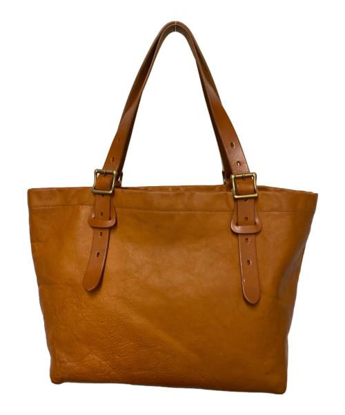 SLOW（スロウ）SLOW (スロウ) レザートートバッグ ブラウンの古着・服飾アイテム