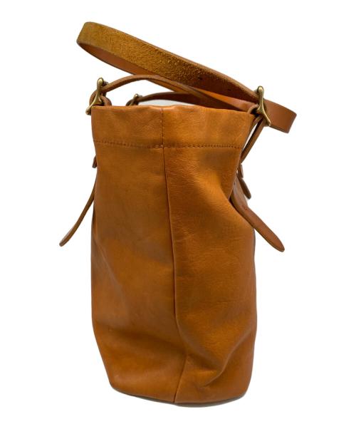 SLOW（スロウ）SLOW (スロウ) レザートートバッグ ブラウンの古着・服飾アイテム
