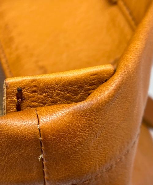 SLOW（スロウ）SLOW (スロウ) レザートートバッグ ブラウンの古着・服飾アイテム