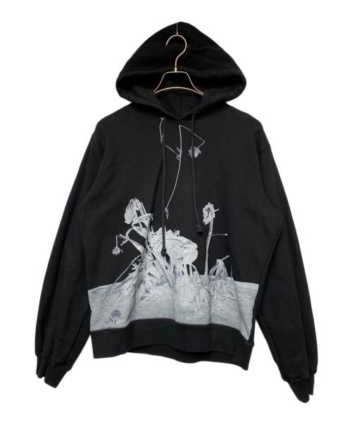CHRISTIAN DADA（クリスチャンダダ）CHRISTIAN DADA (クリスチャンダダ) ARAKI PRINT HOODIE ブラック サイズ:44の古着・服飾アイテム