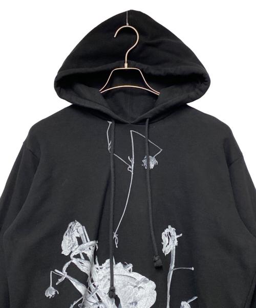 CHRISTIAN DADA（クリスチャンダダ）CHRISTIAN DADA (クリスチャンダダ) ARAKI PRINT HOODIE ブラック サイズ:44の古着・服飾アイテム
