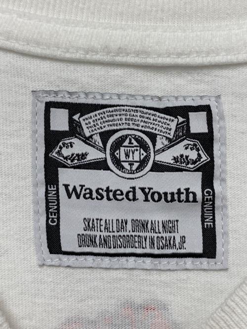 WASTED YOUTH（ウェイステッドユース）Wasted Youth (ウェイステッドユース) Wasted Youth　Tシャツ ホワイト サイズ:Sの古着・服飾アイテム