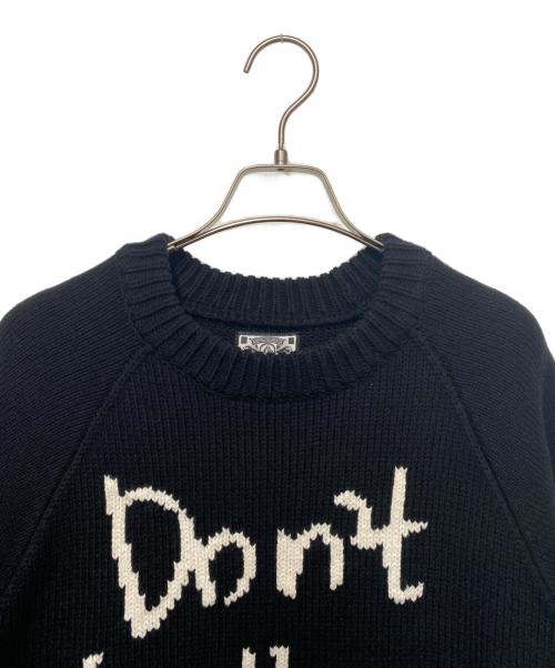 WASTED YOUTH（ウェイステッドユース）WASTED YOUTH (ウェイステッドユース) セーター ブラック サイズ:Lの古着・服飾アイテム