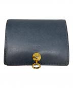 FENDIフェンディ）の古着「2つ折り財布」｜ブルー