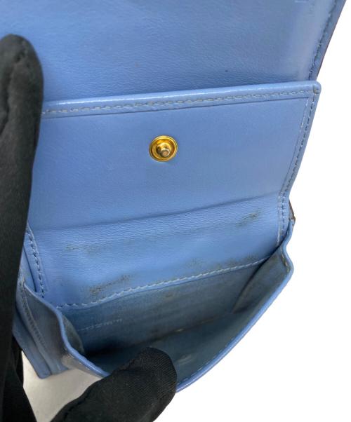 FENDI（フェンディ）FENDI (フェンディ) 2つ折り財布 ブルーの古着・服飾アイテム