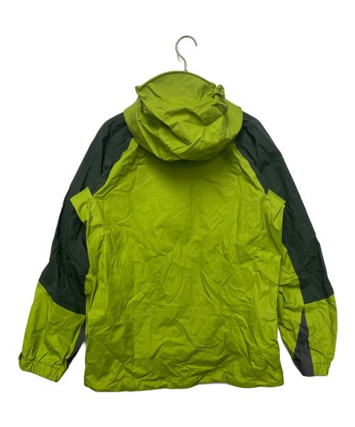mont-bell（モンベル）mont-bell (モンベル) ダイナアクションパーカ 黄緑×グリーン サイズ:Sの古着・服飾アイテム