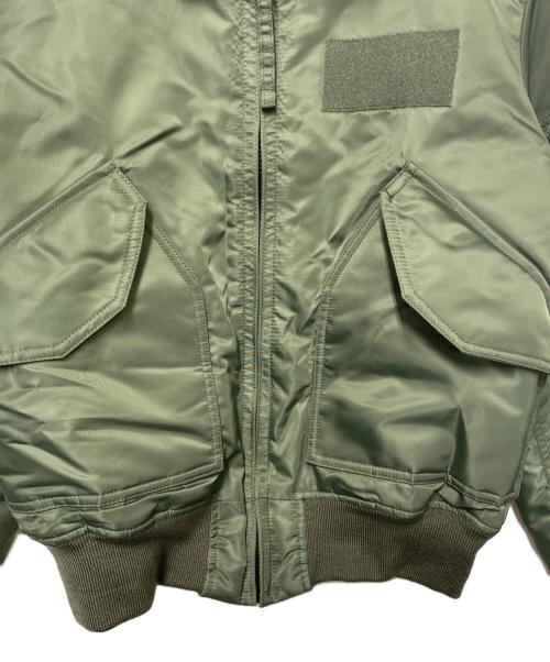 AVIREX（アヴィレックス）AVIREX (アヴィレックス) ナイロンブルゾン グリーン サイズ:Mの古着・服飾アイテム