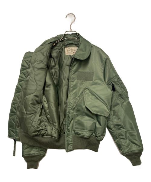 AVIREX（アヴィレックス）AVIREX (アヴィレックス) ナイロンブルゾン グリーン サイズ:Mの古着・服飾アイテム