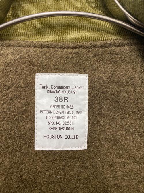 HOUSTON（ヒューストン）HOUSTON (ヒューストン) ブルゾン カーキ サイズ:不明の古着・服飾アイテム