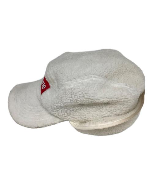 SUPREME（シュプリーム）SUPREME (シュプリーム) Deep Pile Earflap Camp Cap ホワイトの古着・服飾アイテム