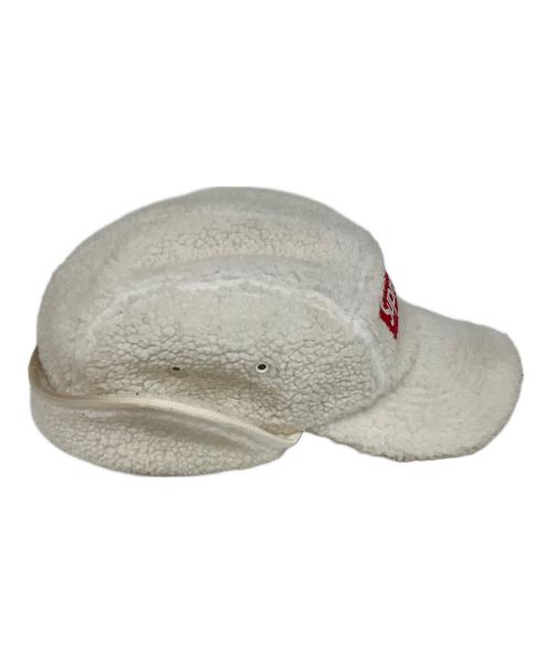 SUPREME（シュプリーム）SUPREME (シュプリーム) Deep Pile Earflap Camp Cap ホワイトの古着・服飾アイテム