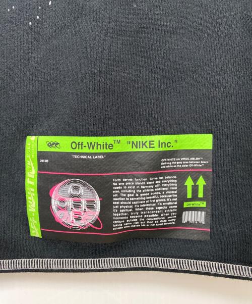 NIKE（ナイキ）NIKE (ナイキ) OFFWHITE (オフホワイト) パーカー ブラック サイズ:Lの古着・服飾アイテム