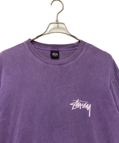 stussy（ステューシー）stussy (ステューシー) 長袖カットソー パープル サイズ:XLの古着・服飾アイテム