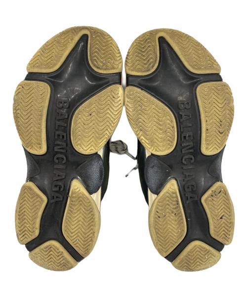 BALENCIAGA（バレンシアガ）BALENCIAGA (バレンシアガ) Triple S CLEAR SOLE ブラック×ホワイト サイズ:27.5の古着・服飾アイテム