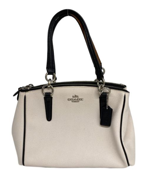COACH（コーチ）COACH (コーチ) ハンドバッグ ホワイトの古着・服飾アイテム
