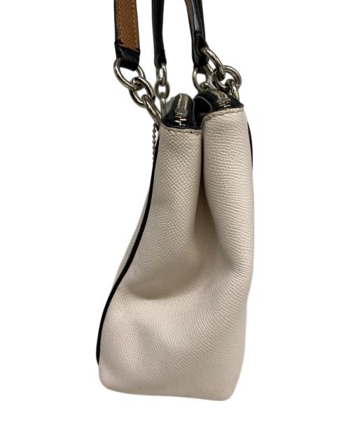 COACH（コーチ）COACH (コーチ) ハンドバッグ ホワイトの古着・服飾アイテム