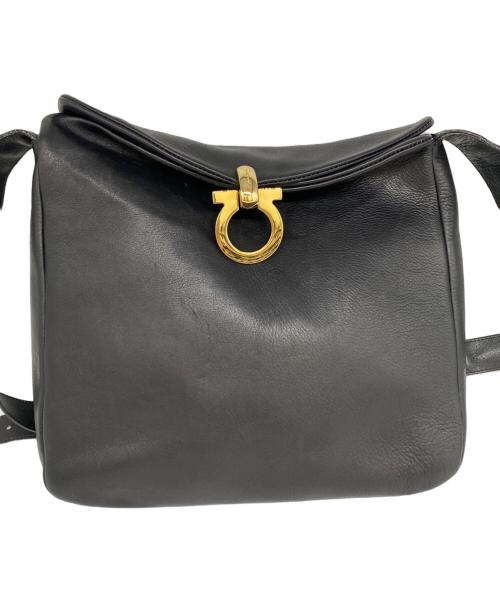 Salvatore Ferragamo（サルヴァトーレ フェラガモ）Salvatore Ferragamo (サルヴァトーレ フェラガモ) ショルダーバッグ ブラックの古着・服飾アイテム