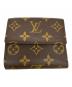 LOUIS VUITTON (ルイ ヴィトン) 3つ折り財布 ブラウン：17000円
