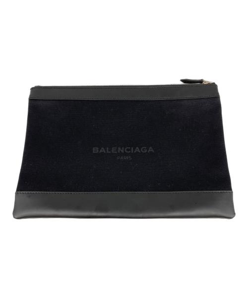 BALENCIAGA（バレンシアガ）BALENCIAGA (バレンシアガ) クラッチバッグ ブラックの古着・服飾アイテム