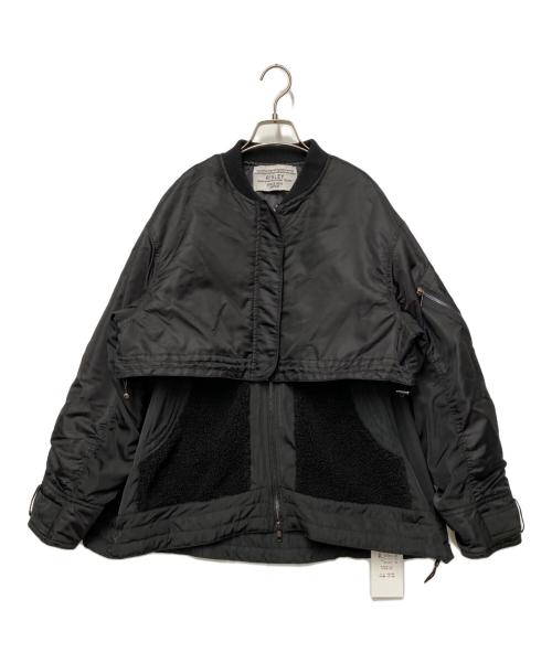 Risley（リズレー）Risley (リズレー) Risley　レイヤードブルゾン ブラック サイズ:Free 未使用品の古着・服飾アイテム