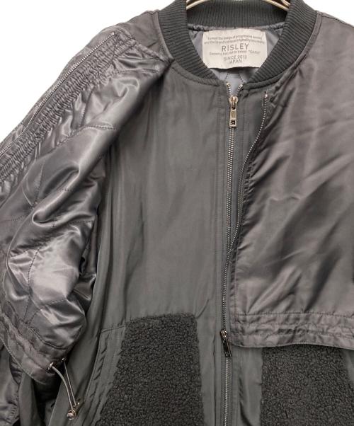 Risley（リズレー）Risley (リズレー) Risley　レイヤードブルゾン ブラック サイズ:Free 未使用品の古着・服飾アイテム
