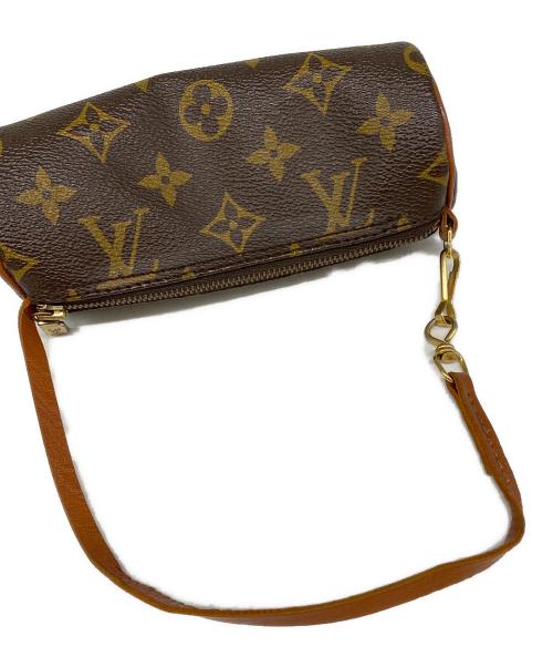 LOUIS VUITTON（ルイ ヴィトン）LOUIS VUITTON (ルイ ヴィトン) ハンドバッグ ポーチ付き ブラウンの古着・服飾アイテム