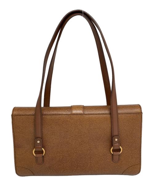 Salvatore Ferragamo（サルヴァトーレ フェラガモ）Salvatore Ferragamo (サルヴァトーレ フェラガモ) ハンドバッグ ブラウンの古着・服飾アイテム