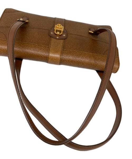 Salvatore Ferragamo（サルヴァトーレ フェラガモ）Salvatore Ferragamo (サルヴァトーレ フェラガモ) ハンドバッグ ブラウンの古着・服飾アイテム