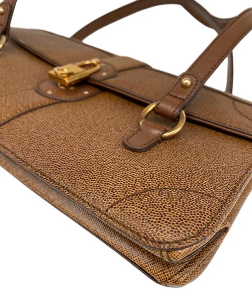 Salvatore Ferragamo（サルヴァトーレ フェラガモ）Salvatore Ferragamo (サルヴァトーレ フェラガモ) ハンドバッグ ブラウンの古着・服飾アイテム