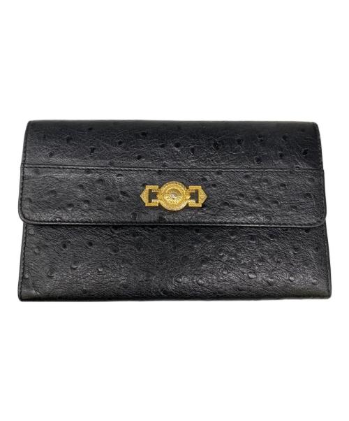 GIANNI VERSACE（ジャンニ・ヴェルサーチ）GIANNI VERSACE (ジャンニ・ヴェルサーチ) 財布 ブラックの古着・服飾アイテム