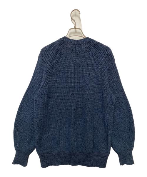 DRAWER（ドゥロワー）Drawer (ドゥロワー) 厚手カーディガン ネイビー サイズ:Lの古着・服飾アイテム