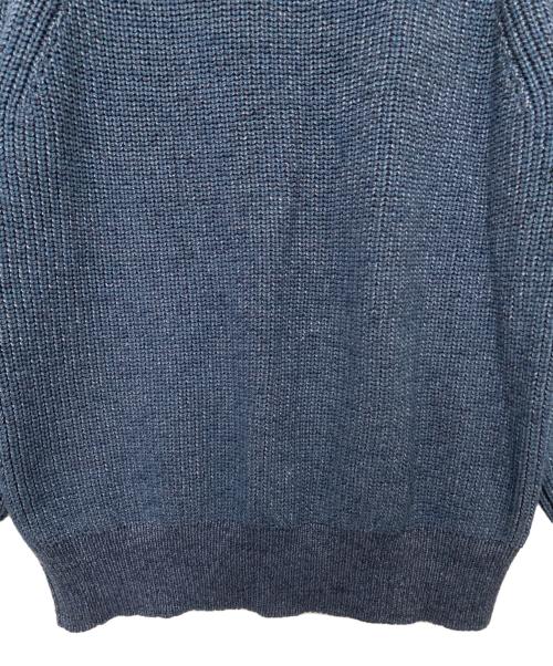 DRAWER（ドゥロワー）Drawer (ドゥロワー) 厚手カーディガン ネイビー サイズ:Lの古着・服飾アイテム