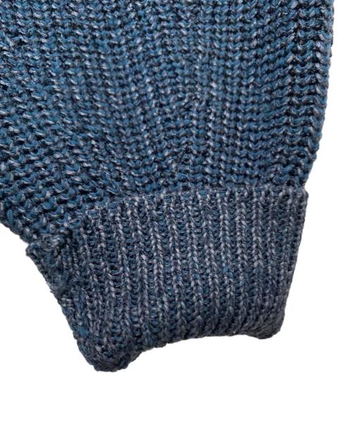 DRAWER（ドゥロワー）Drawer (ドゥロワー) 厚手カーディガン ネイビー サイズ:Lの古着・服飾アイテム