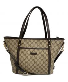 GUCCI（グッチ）の古着「2WAYバッグ」｜ベージュ