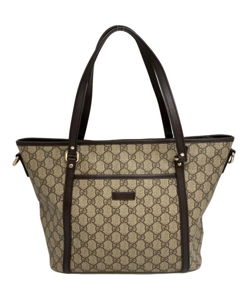 GUCCI（グッチ）GUCCI (グッチ) 2WAYバッグ ベージュの古着・服飾アイテム