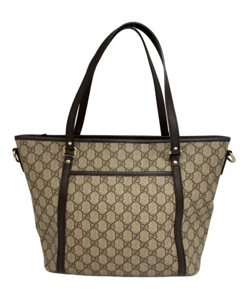 GUCCI（グッチ）GUCCI (グッチ) 2WAYバッグ ベージュの古着・服飾アイテム