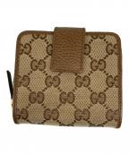 GUCCIグッチ）の古着「2つ折り財布」｜ブラウン
