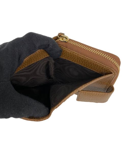 GUCCI（グッチ）GUCCI (グッチ) 2つ折り財布 ブラウンの古着・服飾アイテム