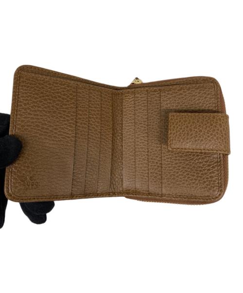 GUCCI（グッチ）GUCCI (グッチ) 2つ折り財布 ブラウンの古着・服飾アイテム