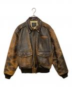 AVIREXアヴィレックス）の古着「A-2フライトジャケット」｜ブラウン
