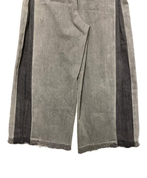 DIESEL（ディーゼル）DIESEL (ディーゼル) SUPER WIDE FLARE JEANS グレー サイズ:Mの古着・服飾アイテム