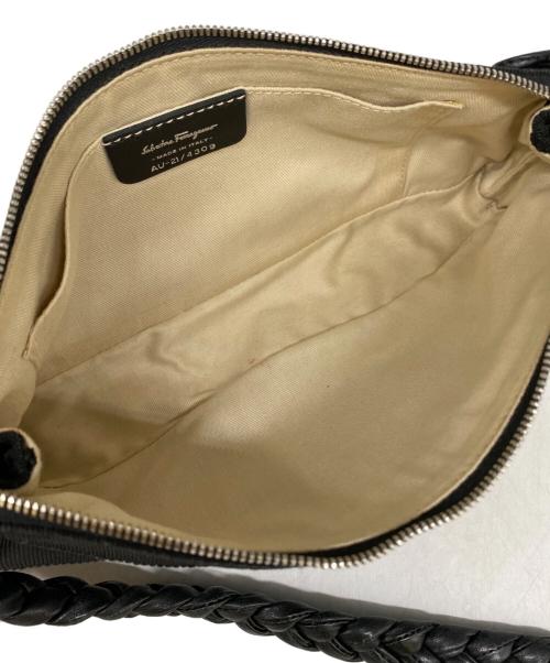 Salvatore Ferragamo（サルヴァトーレ フェラガモ）Salvatore Ferragamo (サルヴァトーレ フェラガモ) ワンショルダーバッグ ブラックの古着・服飾アイテム